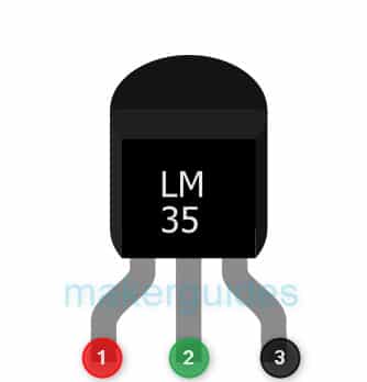 LM35 IC below is in the TO-92 package