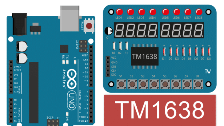How to use Arduino UNO with TM1638 7-Segment LED Driver