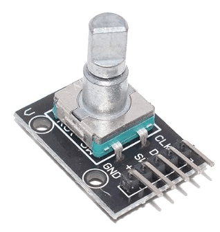 A rotary encoder as input device