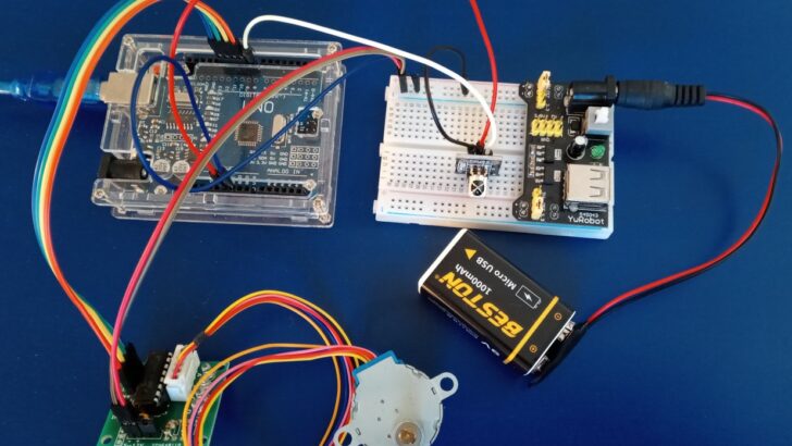Control a Stepper Motor with an IR Remote