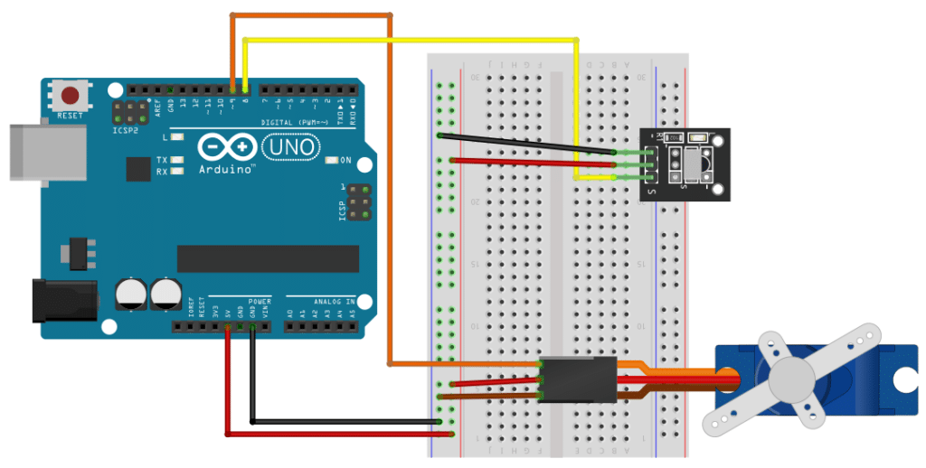 Wiring of the components