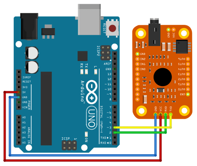 Connecting the Voice Recognition Module to the Arduino