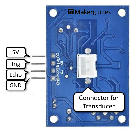 Pinout for JSN-SR04T board