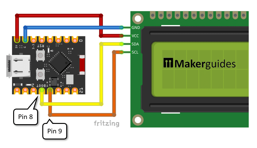 Connecting LCD display via I2C to ESP32