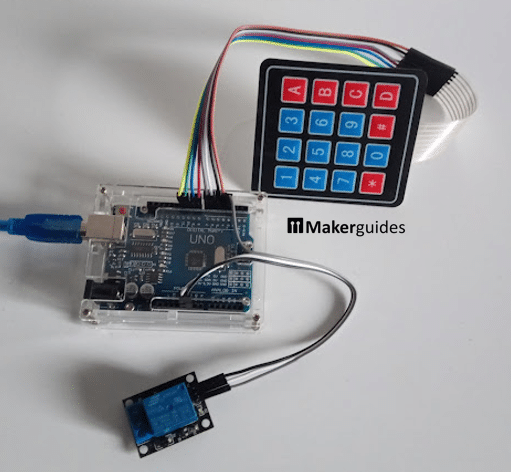 Arduino with Keypad and Relay