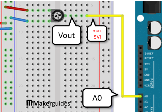 Connecting Voltage Divider to Analog Input