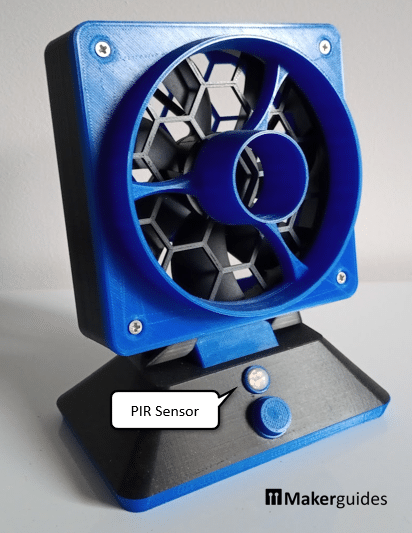 Motion activated Fan to remove Soldering Fumes