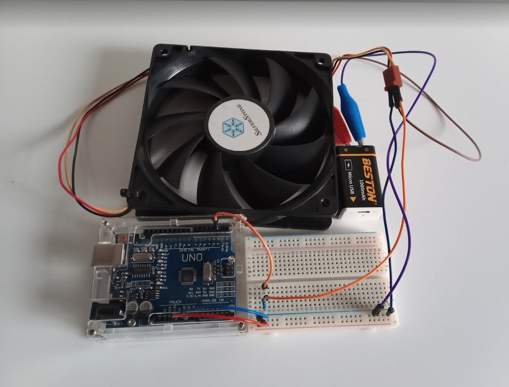 Fan speed measurement using Arduino