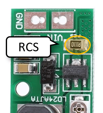 Current Sensing Resistor (RCS)