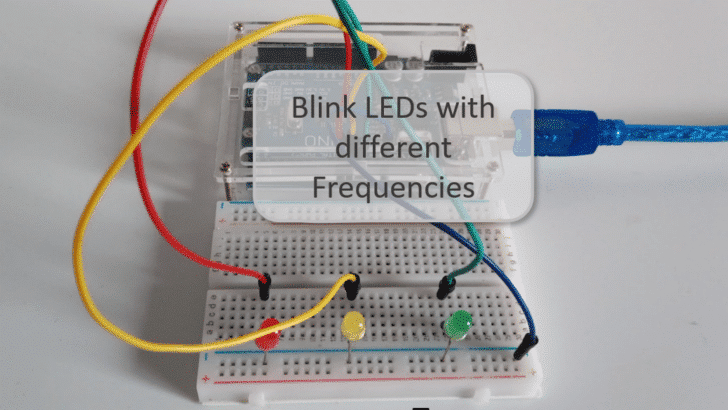 Blink LEDs with different Frequencies
