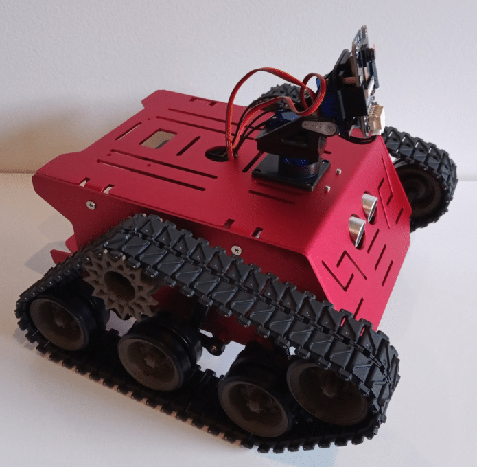 Completely assembled Elegoo Conqueror Robot