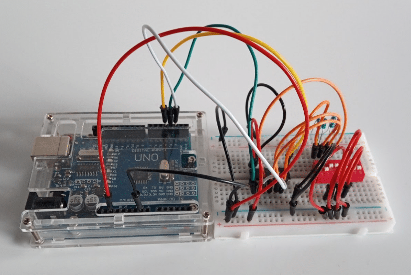 Arduino with 74HC165 Shift Register and DIP switch