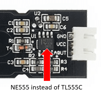 Capacitive Soil Moisture Sensor with NE555