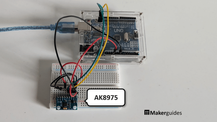AK8975 Magnetometer with Arduino