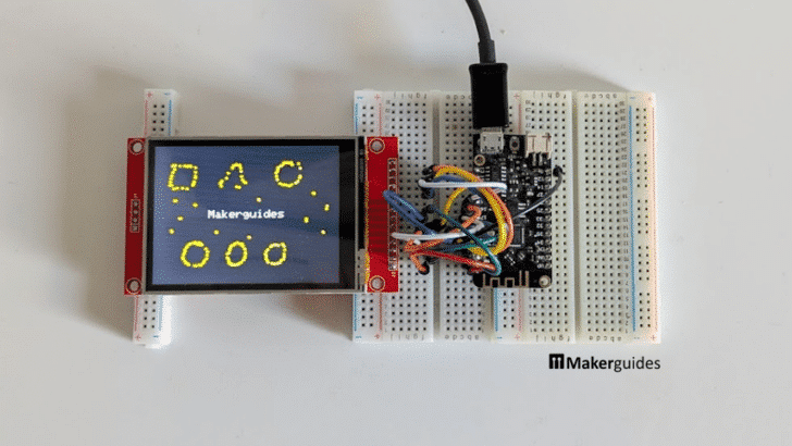 Interface TFT ILI9341 Touch Display with ESP32