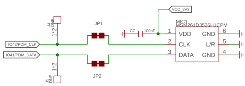 Schematics for Microphone on Sense Hat