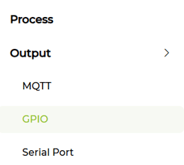 GPIO Output Item