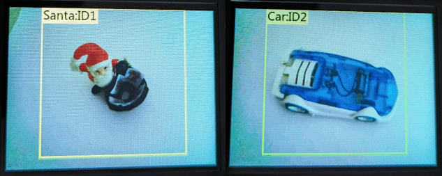 Object labels displayed on HUSKYLENS